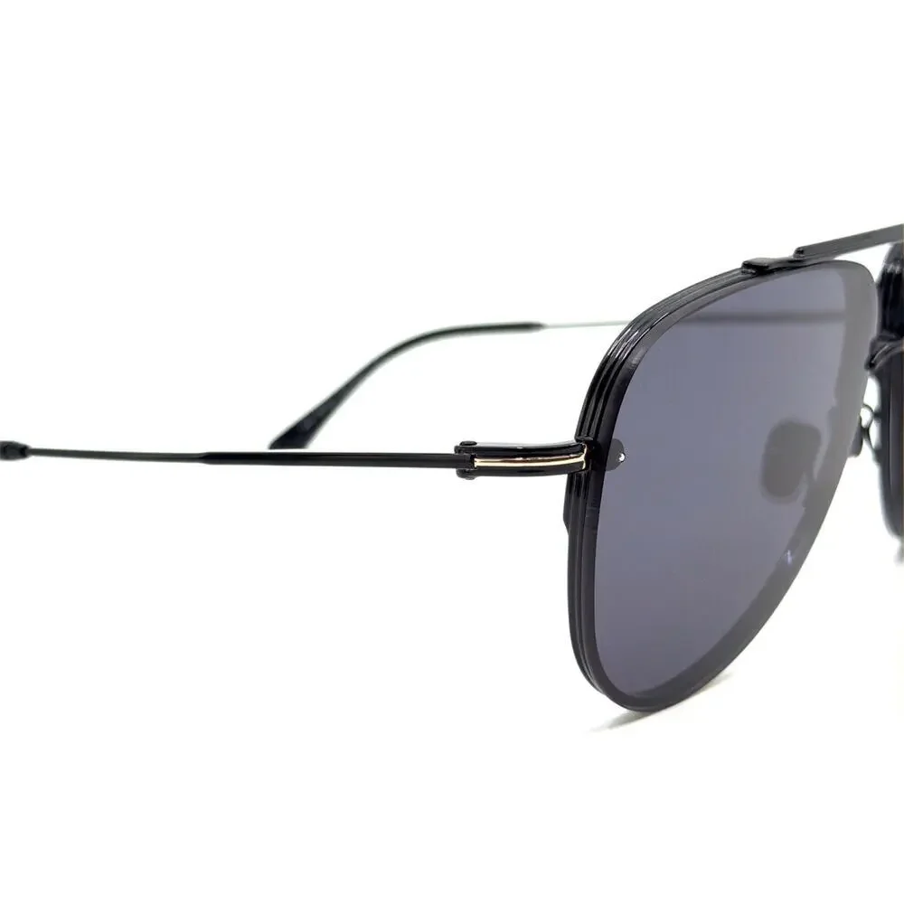 New, TOM FORD Leon Sunglasses TF1071 01A Authentic